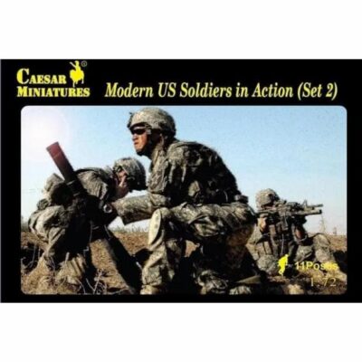 CH094 Caesar Miniatures Modern US Soldiers in Action (Set 2) 1:72