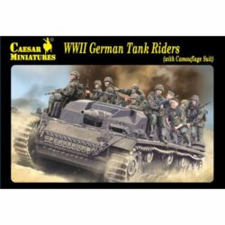 CH099 Caesar Miniatures WWII German Tank Riders 1:72