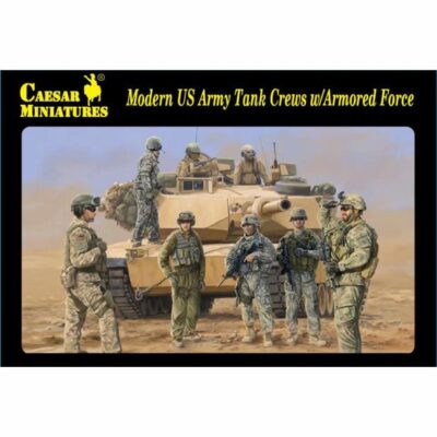CH103 Caesar Miniatures Modern US Army Tank Crews with Armoured Force 1:72