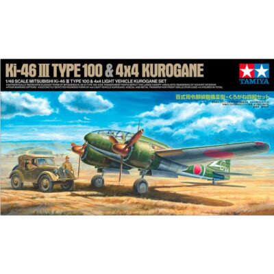 T25217 Tamiya Ki-46 III Type 100 & 4x4 Kurogane 1:48