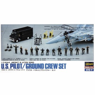 HAX727 Hasegawa US Pilot / Ground Crew Set 1:72