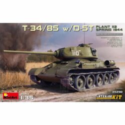 MI35290 Miniart T-34/85 w/D-5T Plant 112 Spring 1944 Interior Kit 1:35