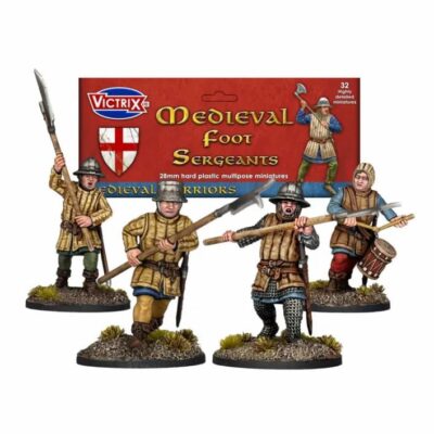 VXM006 Victrix Medieval Warriors Medieval Foot Sergeants 28mm