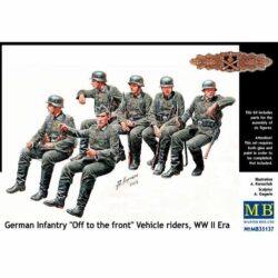MA35137 Masterbox German Infantry “Off to the front” Vehicle Riders WWII Era 1:35