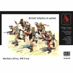 MA3580 Masterbox Northern Africa WWII Era British Infantry in Action 1:35
