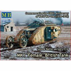 MA72002 Masterbox Somme Battle Period 1916 MkI Female British Tank 1:72