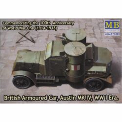 MA72008 Masterbox British Armoured Car Austin MkIV WWI Era 1:72