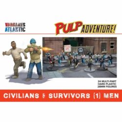 WAAPA002 Wargames Atlantic Pulp Adventure Civilians & Survivors (1) Men 28mm