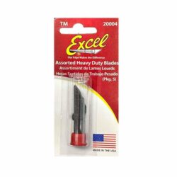 EL20004 Excel Assorted Heavy Duty Blades (5pcs) for K2 Knife