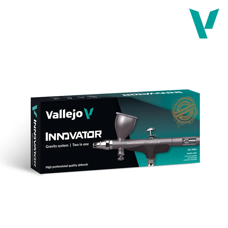 V90001 Vallejo Innovator Airbrush Gravity System Two in one
