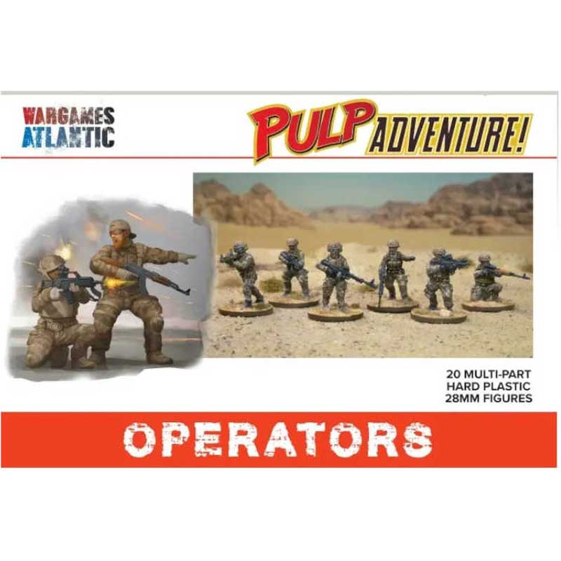 WAAPA003 Wargames Atlantic Pulp Adventure! Operators 28mm