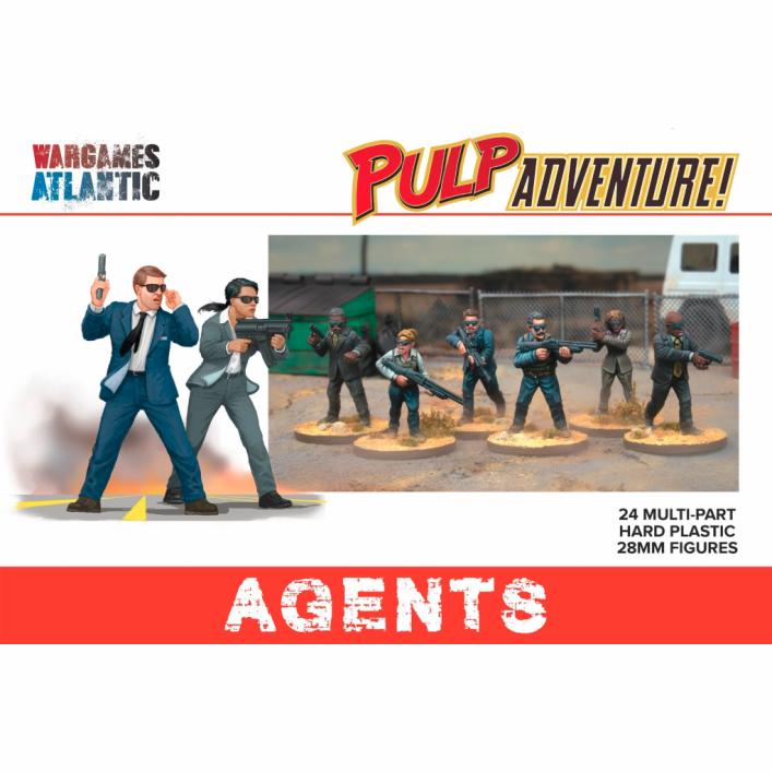 WAAPA004 Wargames Atlantic Pulp Adventures! Agents 28mm