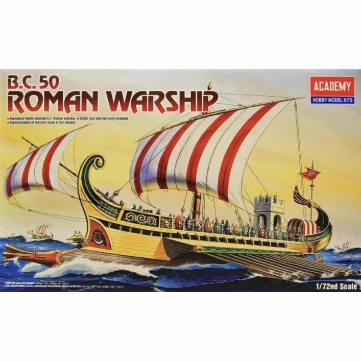 AY14207 Academy Roman Warship 50 BC 1:72