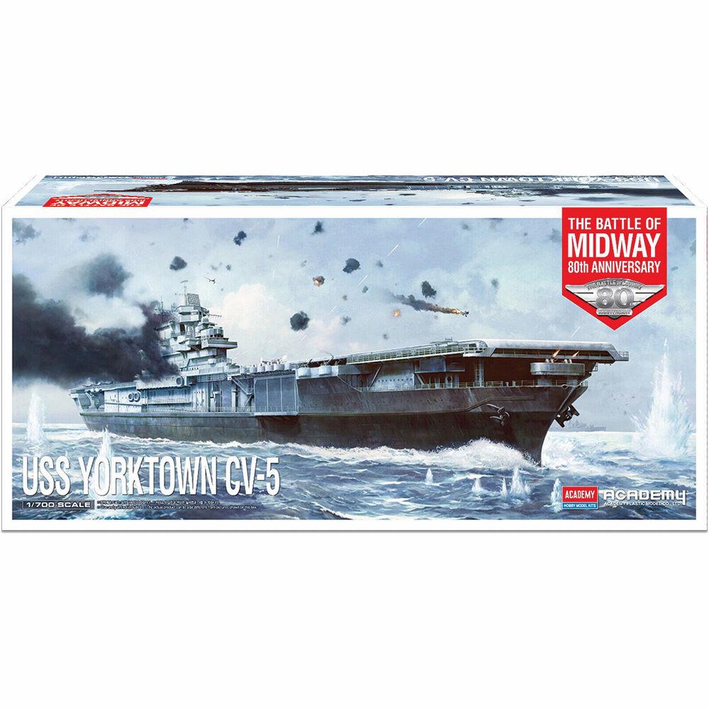 AY14229 Academy USS Yorktown CV-5 1:700