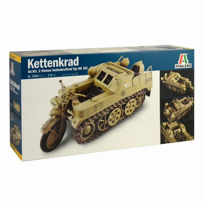 I7404 Italeri Kettenkrad Sd.Kfz. 2 Kleines Kettenkraftrad Typ HK 101 1:9