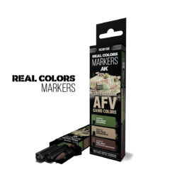 AKRCM108 AK Interactive Real Colors Markers Late German AFV CAMO Colors