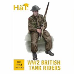 H8264 Hat WW2 British Tank Riders 1:72