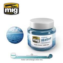 MIG2201 Ammo Mig Acrylic Water Pacific Waters 250ml