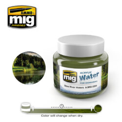 MIG2204 Ammo Mig Acrylic Water Slow River Waters 250ml