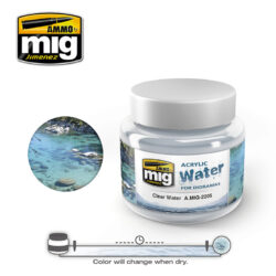 MIG2205 Ammo Mig Acrylic Water Clear Water 250ml
