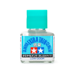T87236 Tamiya Extra Thin Cement Low Odour 40ml