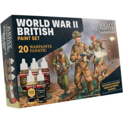 ARWP8084 Army Painter World War II British Paint Set (20pcs)