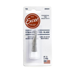 EL20021 Excel Stainless Steel Blade #21 (5pcs) for K1 Knife