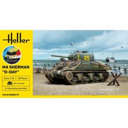 HE56892 Heller M4 Sherman “D-Day” Starter Set 1:72