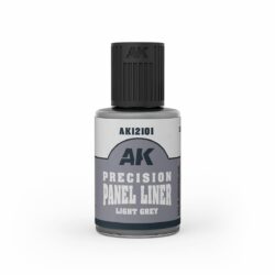 AK12101 AK Interactive Precision Panel Liner Light Grey 30ml