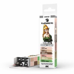 AKM107 AK Interactive Playmarkers Skin & Flesh Tones